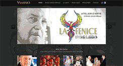 Desktop Screenshot of lafenicearte.com