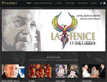 Tablet Screenshot of lafenicearte.com